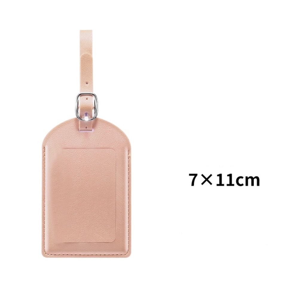 PU Leather Luggage Tags Anti Loss Baggage Boarding Bag Tag New Boarding Passes  Men