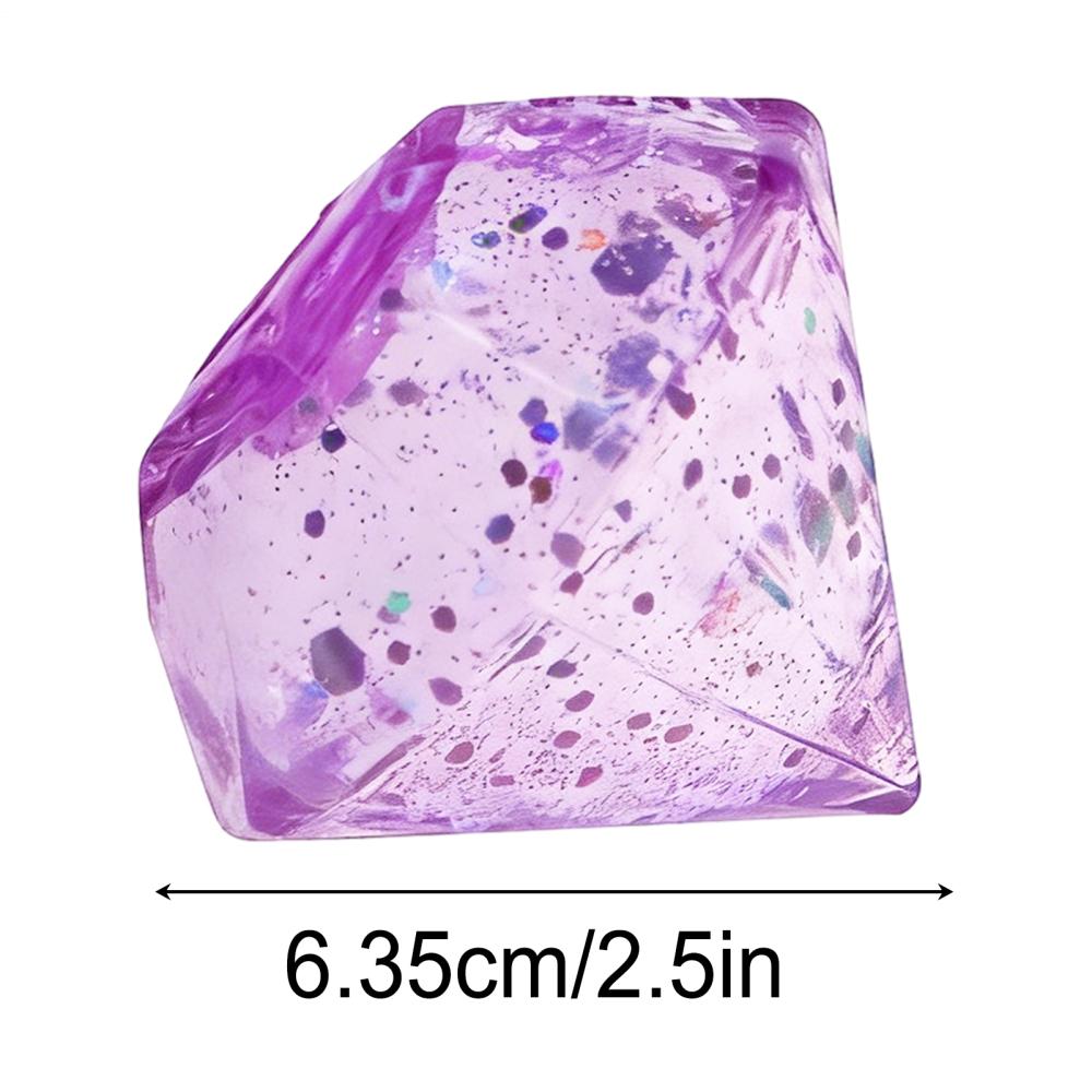 Diamond Needoh Nice Cube Sensorisches Stressabbau-Fidget-Tool gegen Angstzustände, funkelnder Eiskegel für Erwachsene und Kinder, Schreibtischdekoration