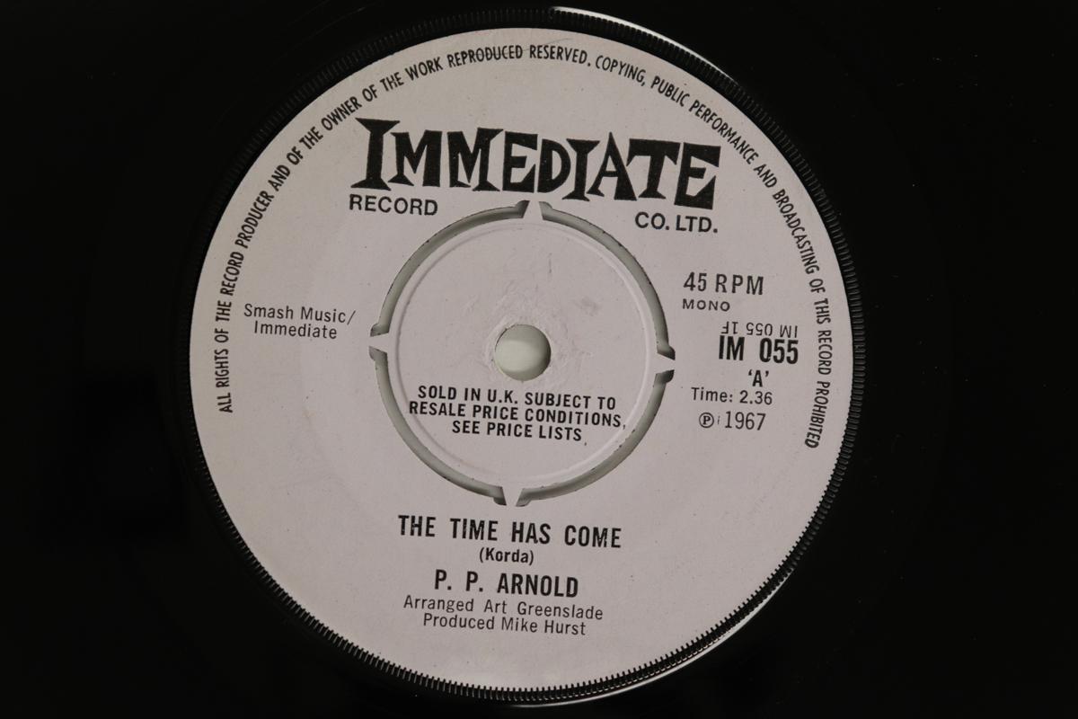 

7inch Record P.P. ARNOLD - Time Has Come / If You See What I M IM055 IMMEDIATE 1967 UK Soul/Funk Used