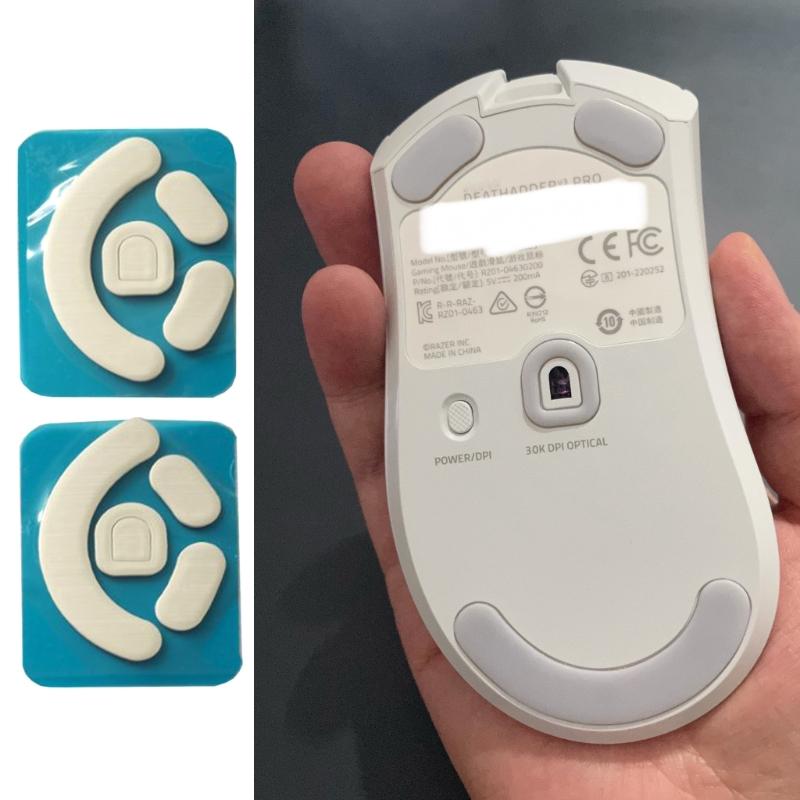 Curved Edge Mouse Feet Pad Mouse Skates Anti-Slip Mouse Glides for Razer DeathAdder V3 Pro Gaming Mouse