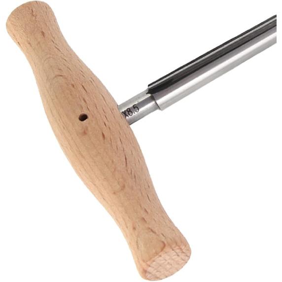 Violin Reamer, RiToEasysports Violin Peg Hole Reamer 1:30 Taper with Wood Handle for 3/4 4/4 Violins Played Accessories Violin Peg Reamer Violin Peg