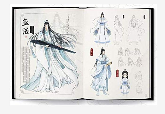 [USED] *Translated Chinese version of Dia Dao Zu Shi animation art setting collection anime goods art book Wei Wuxian Lan Wangji