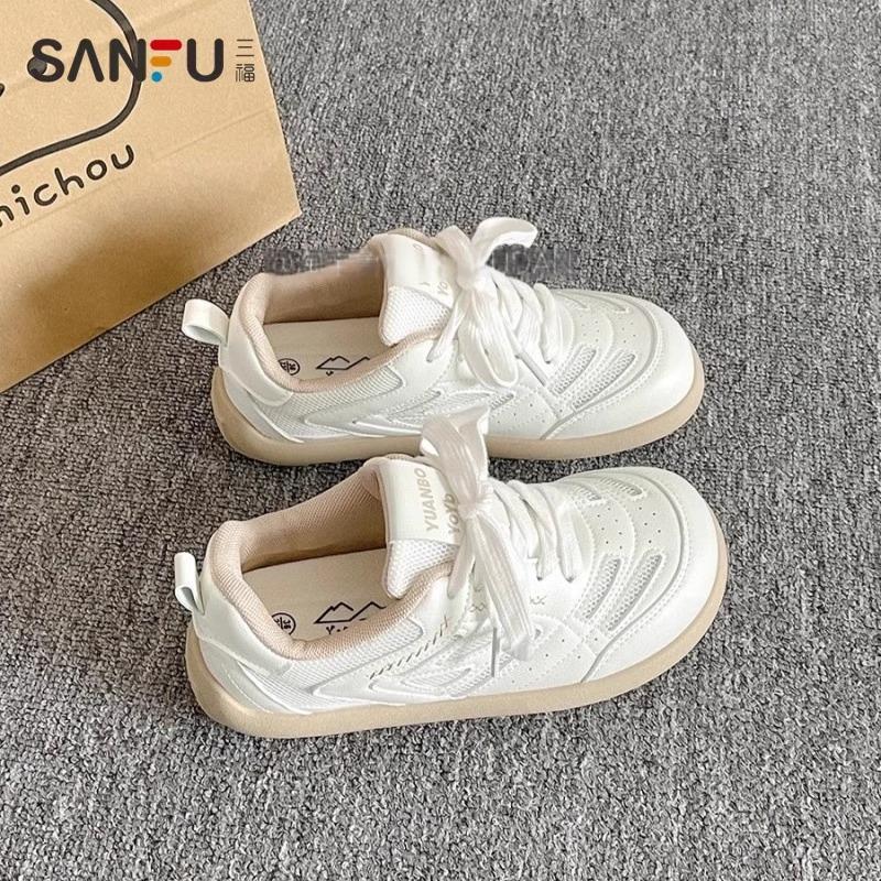 Korean version of retro sports shoes board shoes women's 2025 new spring breathable casual little white shoes ins versatile German training shoes