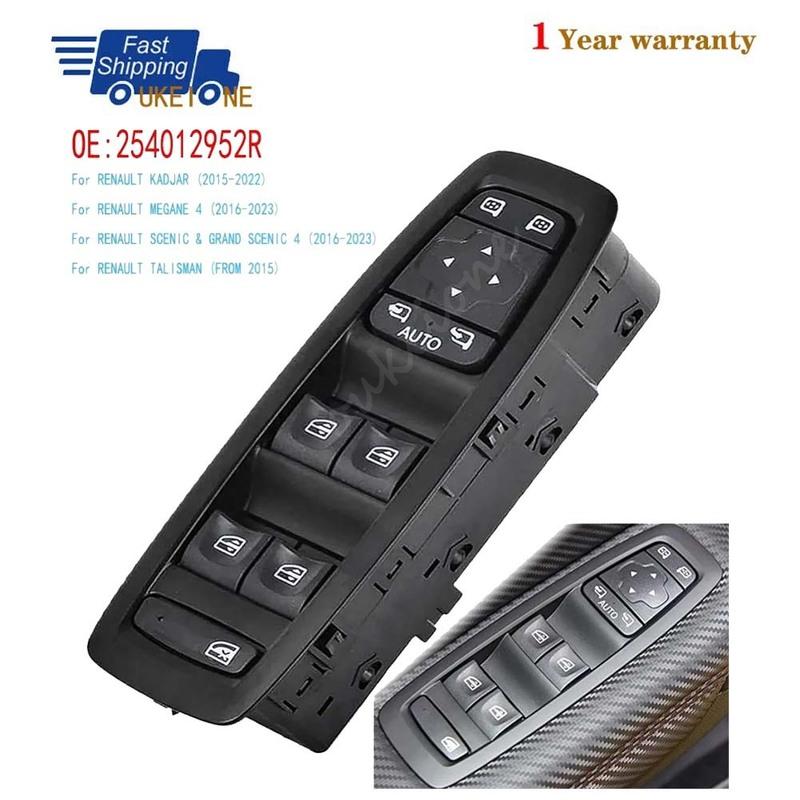 254012952R For 2015- Renault Megane 4 Kadjar Scenic Talisman Electric Power Window Glass Lifter Control Switch Car Parts