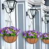 Spring Simulation Flower Hanging Basket No Need Water Non-fading Beautiful Realistic Home Decoration Artificial Flowers Hanging Pot Decoration