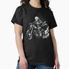Einstein motocicleta história engraçada motociclista Camiseta Clássica