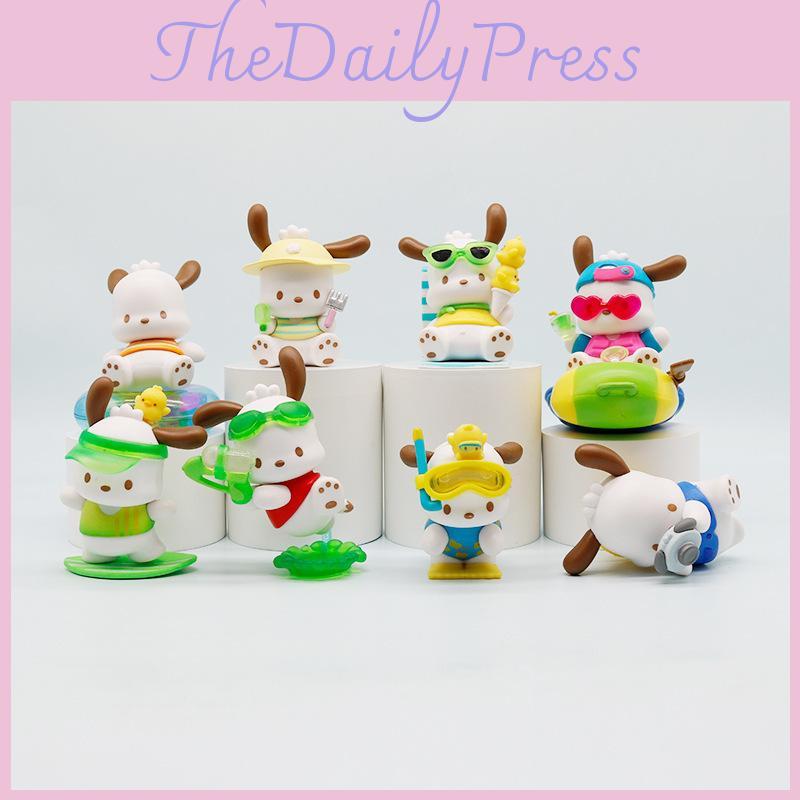 Pochacco Sunglasses Swimming Ring Ice Cream Cartoon Model Set With Sunglasses For Kids And Gifts