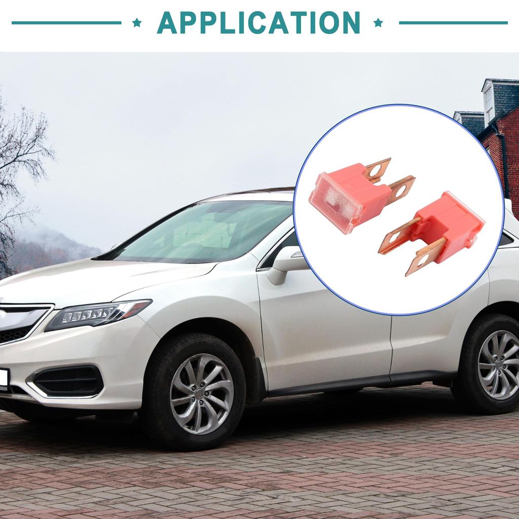 ACROPIX 30A 32V Buchse PAL 2 Gerade träge durchgehende Sicherung - Packung mit 2