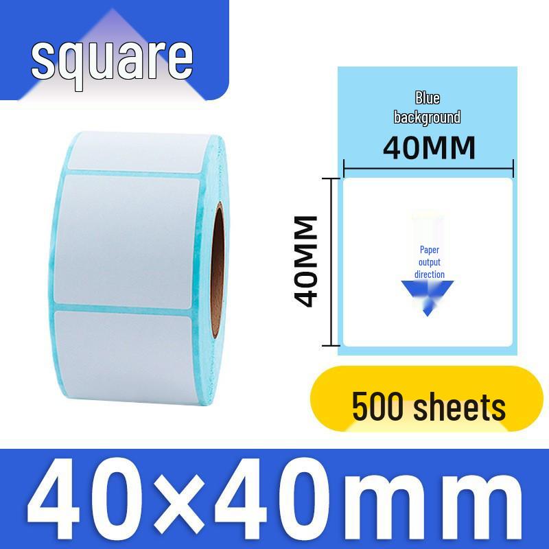Self-Adhesive Thermal Barcode Stickers for Milk Tea & Supermarket Scale