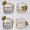 Vintage Copper European Style Bathroom Toilet Paper Storage Basket Bathroom Organize The Tissue Basket