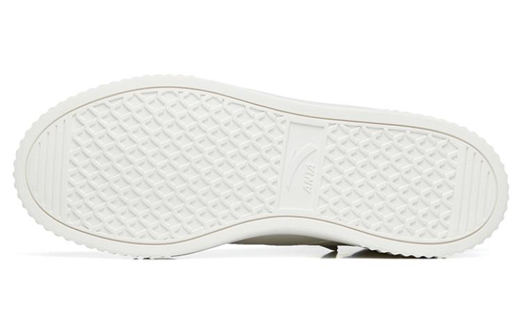Anta Slip Resistant High top Skateboard Shoes Men's White Green