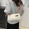 Popular bag new summer fashion corduroy messenger bag women's texture niche shoulder cylinder bag