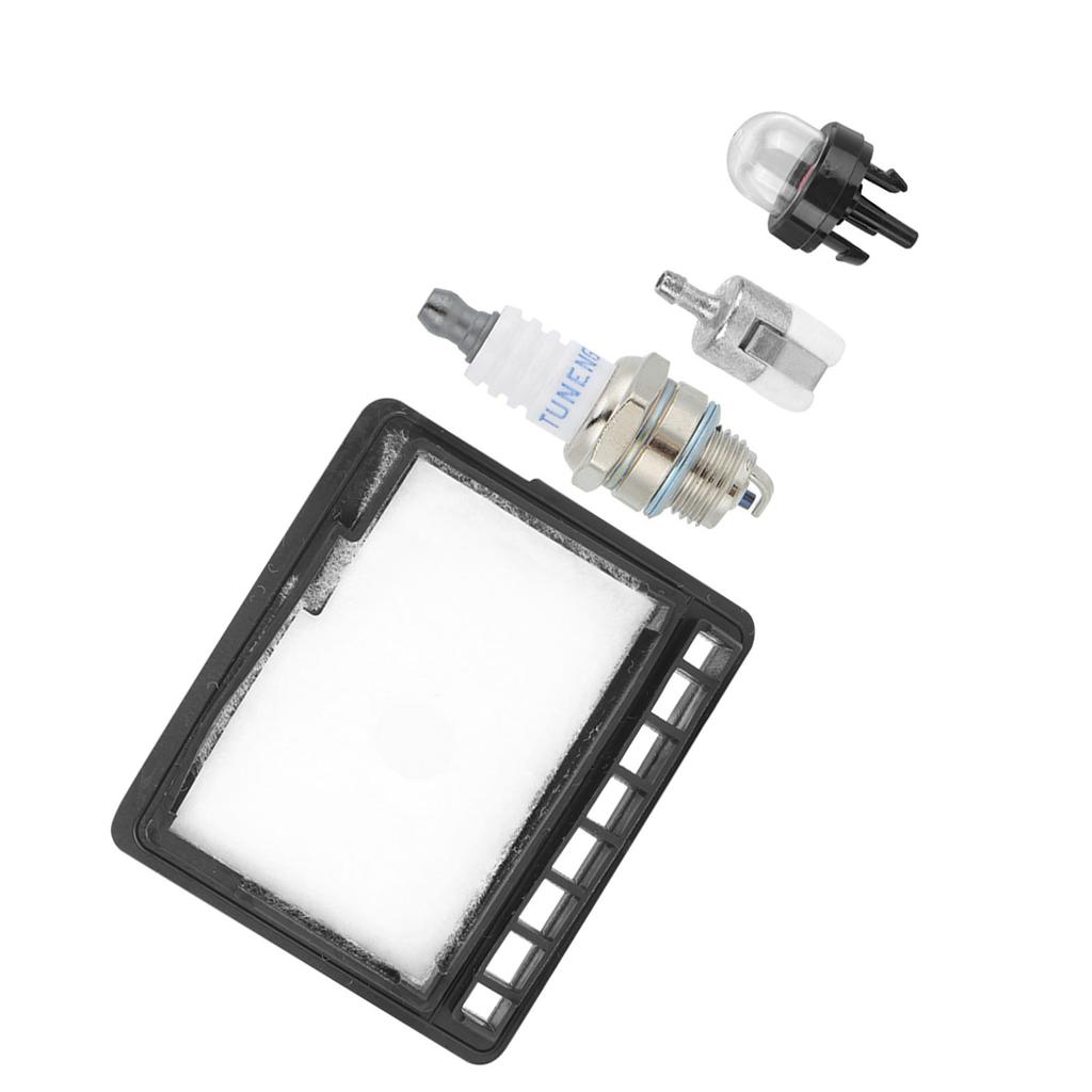 Chainsaw Air Filter Sparking Plug Primer Bulb Set Fit for Echo CS3000 CS-3450 CS340