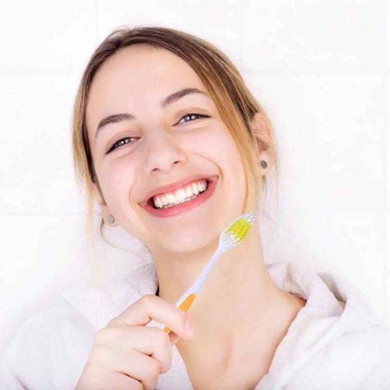 Soft Toothbrushes Medium Bristles Toothbrush for Adults Manual Toothbrush Deep Cleaning Toothbrush Home Travel Office