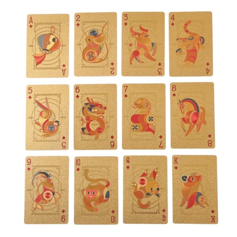 Premium Poker Card Features Lucky Red Theme And Antislip Texture For Long Terms Entertainment