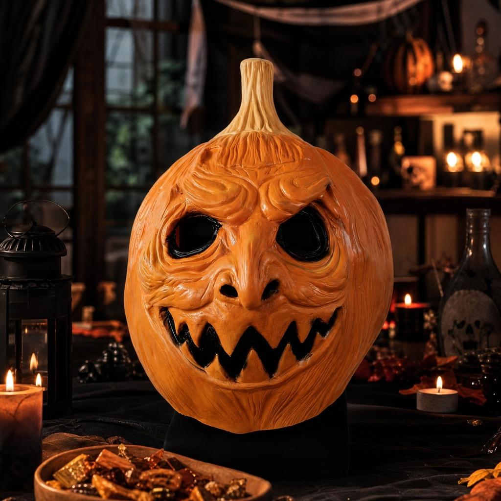 Zucca di Halloween per Festa in Costume per Adulti, Decorazioni e Role Play