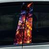 1/2X Demon Anime Boy Car Center Pillar Sticker B Pillar Protective Film Decoration