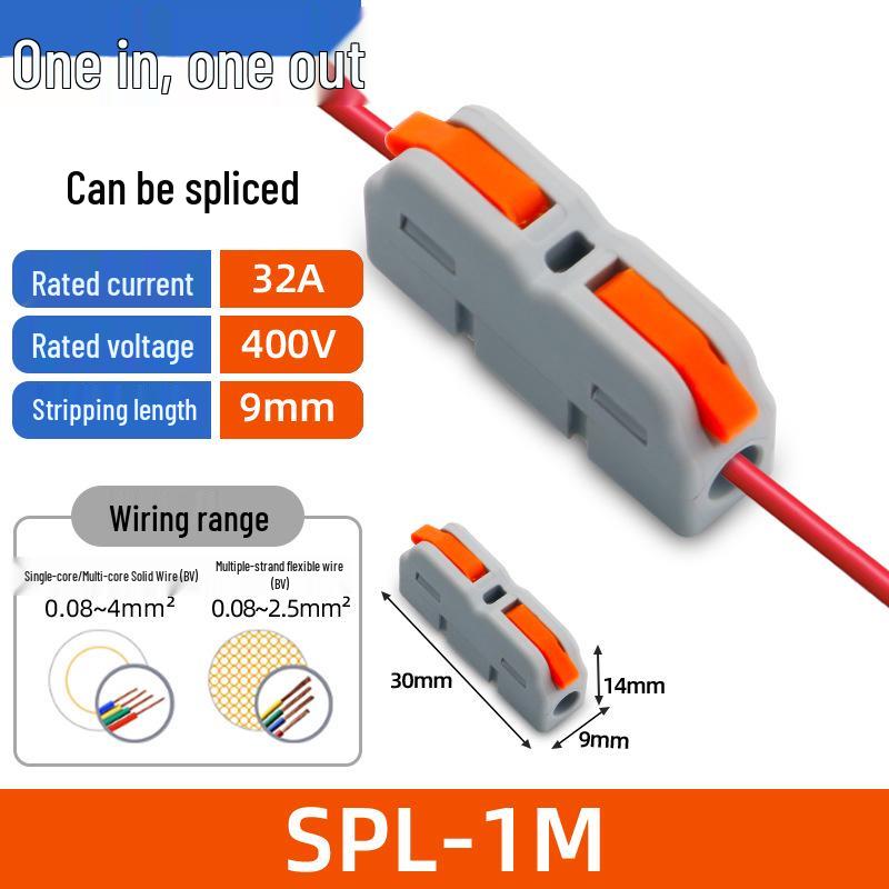 

SPL Quick Connect Push Terminal Blocks: Multi-Wire Connector & Splitter