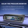 Samochodowy System Alarmowy Bezpieczeństwa Monitor Temperatury Opon 0-6.8Bar USB/Solarny TPMS Cyfrowy Wyświetlacz System Monitorowania Ciśnienia w Oponach General Motors