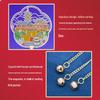 Nanjing Landmark Fan-Shaped Metal Bookmark - Fuzimiao East Gate Cultural Souvenir