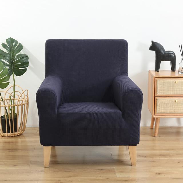 Coprisedia a Poltrona Club ,Coprisedie Elasticizzati in Spandex Rimovibili con Fantasia Geometrica ,Protezione per Mobili Piccoli Divani Utilizzata per la Sala Famiglia