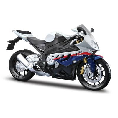 Maisto 1/12 Scale BMW S1000RR White/Blue / Diecast Model Car, Motorcycle, Finished Model 10042