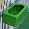 Bird Food and Water Box: Anti-Spill Hanging Trough for Parrots and Pigeons