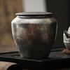 Hand-made Ceramic Tea Caddy Storage Container Vintage Ceramic Airtight Jar For Tea Lovers