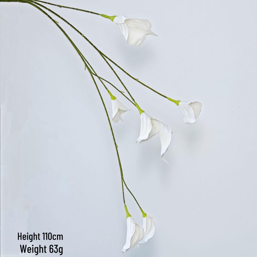 Realistic EVA Calla Lily Artificial Flower Arrangement for Home & Wedding Decor