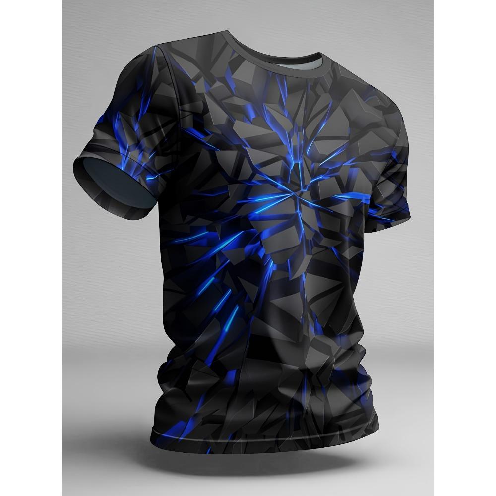 

European and American style men s designer T-shirt | High profile street print, perfect for fashionable casual and fitness styling XS