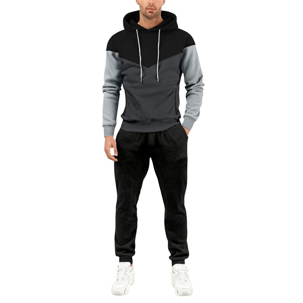 Men's Fall/Winter Hooded Sports Set