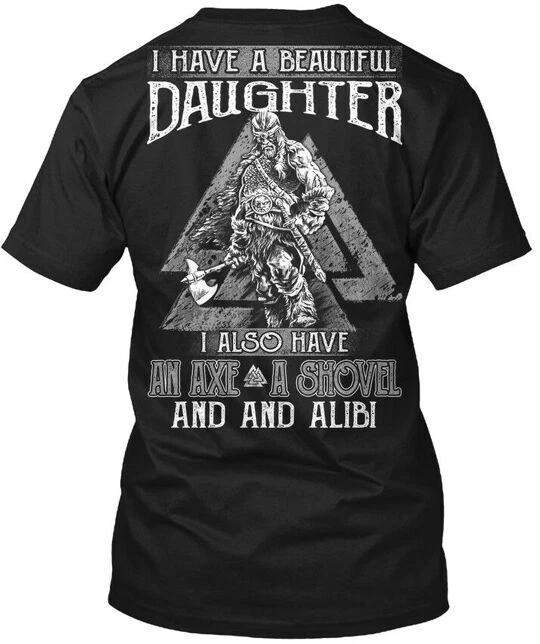 

Папа-викинг Последние часы для заказа У меня есть красивая футболка, сделанная в США S-4XL 2XL