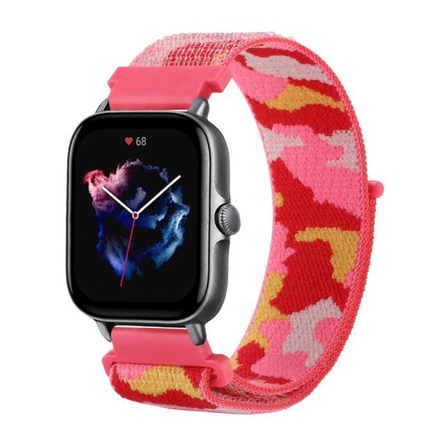 20mm 22mm Nylon Bandje voor Amazfit Balance 2 1/GTR 4 3 Pro 47mm/Bip 6 5 Sport Horlogeband Correa voor Amazfit Active 2/GTS 4 3 Riem