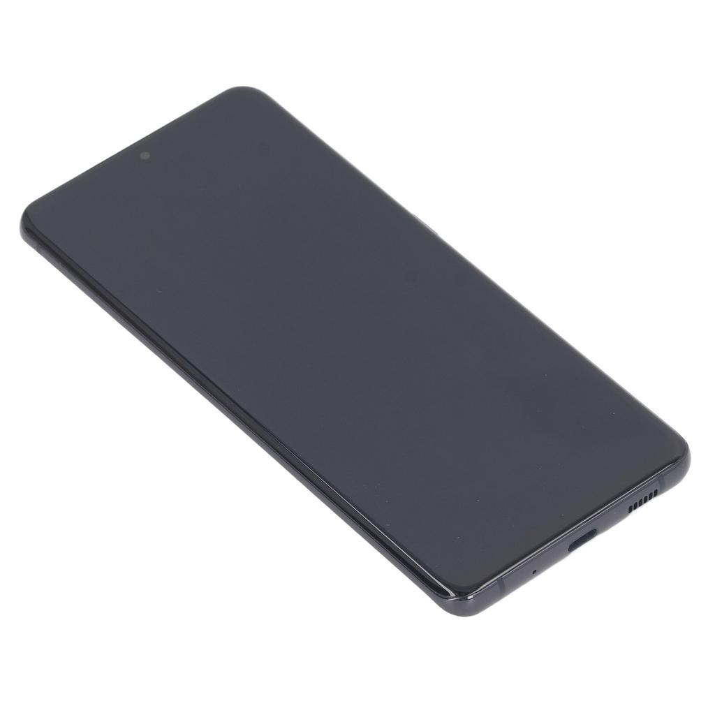 Mobile Phone Screen Assembly Kit with Tool Set with Frame Repair Replacement Accessories for S20 Ultra Black