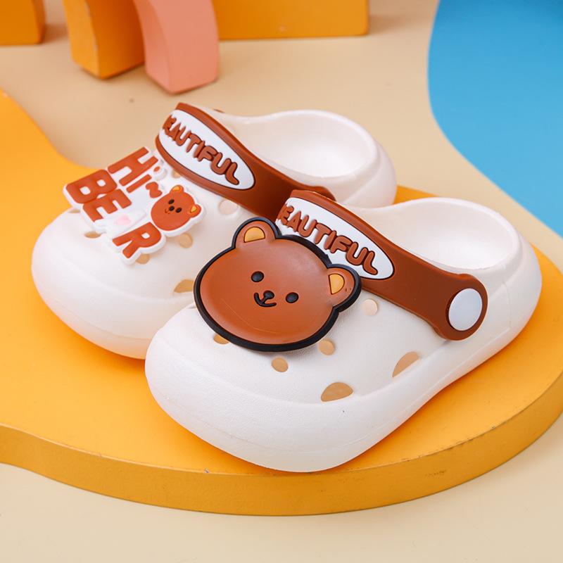 

Summer children s indoor non-slip sandals for babies, toddlers, boys, girls, and middle-aged children, clogs 21/22【Inner Length13cm