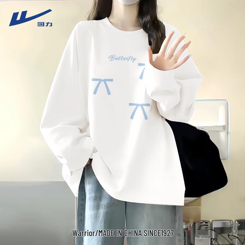 Huili Women s 2026 Spring Plus Size Cotton Long Sleeve T-Shirt