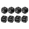 Dices Style Aluminum Tire Valves Stem Caps for Auto Car Motorcycle Wheel Valves Stem Tire Caps Trim Pack of 8