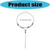 Trendsetting Geometric Y Form Chain Necklace Versatile Design Clavicle Chain Suitable For Casual Or Formal Looks