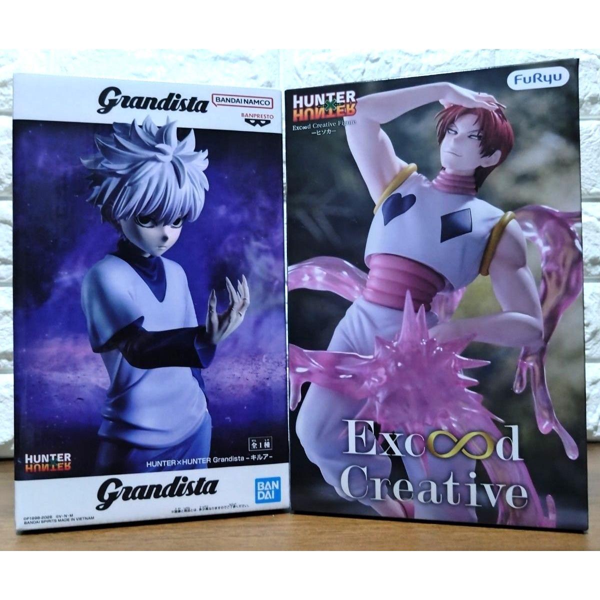 Б/у Набор фигурок HUNTERHUNTER из 2 шт. Киллуа Grandista Хисока Exceed Creative