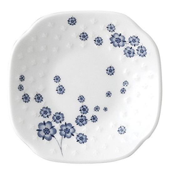 Imported Wedgwood Strawberry Bloom Indigo Soy Dish Set of 5 40000812 [Authentic Product]