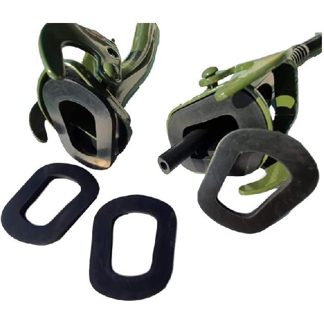 5 PCS Jerry Can Gaskets Rubber Fuel Can Gaskets Replacement Gas Gaskets Gas Can Spout Gaskets for NATO and Wavian Gaskets Fuel Washer Seals (Black)