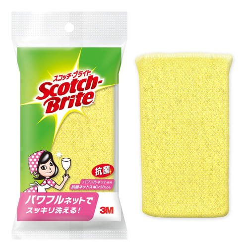 Scotch-Brite Antibacterial Net Sponge Scrubber, Multi