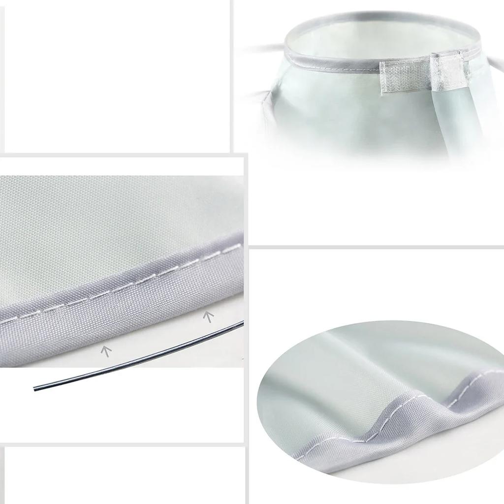 Friseurumhänge Haarschneide-Schirm Haarschnitt-Umhang Tuch Haarfärbe Friseursalon Atmungsaktiv Haushalt Haarschneideumhang Faltbare Haarschneidewerkzeuge