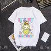 Nuova T-shirt Estiva con Stampa Labubu Per Uomini e Ragazze, Maglietta per Bambini, Maniche Corte, Traspirante e Assorbi-sudore