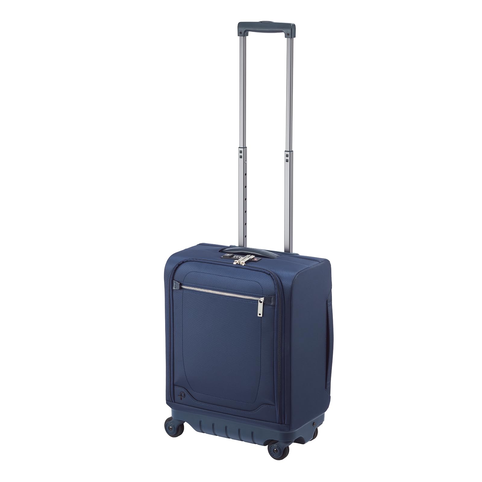 

Валіза розміру S 1 ніч 2 дні 23 л Заглушка з коліщатками Сумісний з ПК Гарантія 10 років Зроблено в Японії Чохол Сумка для транспортування Max Pass Soft 4 Navy [Proteca] Темно-синій