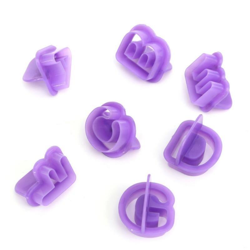40 Pcs Alphabet Number Character Letter Cookie Cutter Fondant Cake Biscuit Mold Cake Decorating Tool