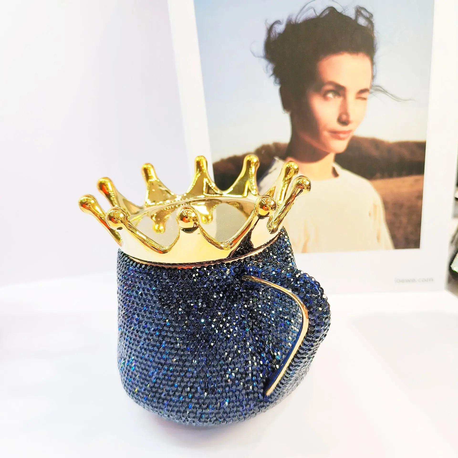 Mirdzoša Rhinestone Keramikas Krūze ar Vāciņu-Kronīti