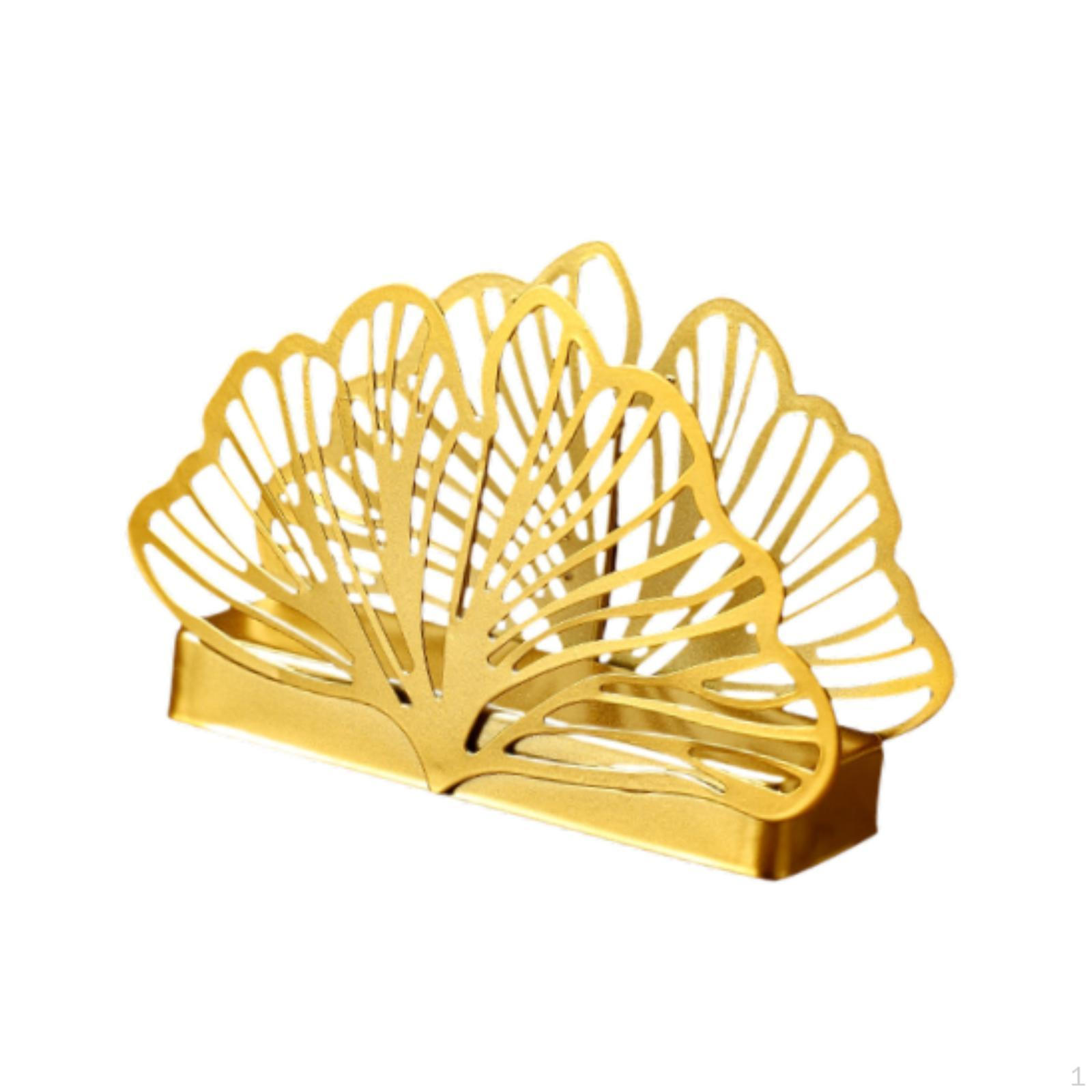 

Napkin Dispenser for Tabletop, Paper Towel Holder Organizer Kitchen Camphor leaf Black