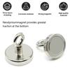 N52 Super Strong Neodymium Fishing Magnets Hooks Salvage Magnets Neodymium Magnet Searcher Powerful Neodymium Magnet for Fishing