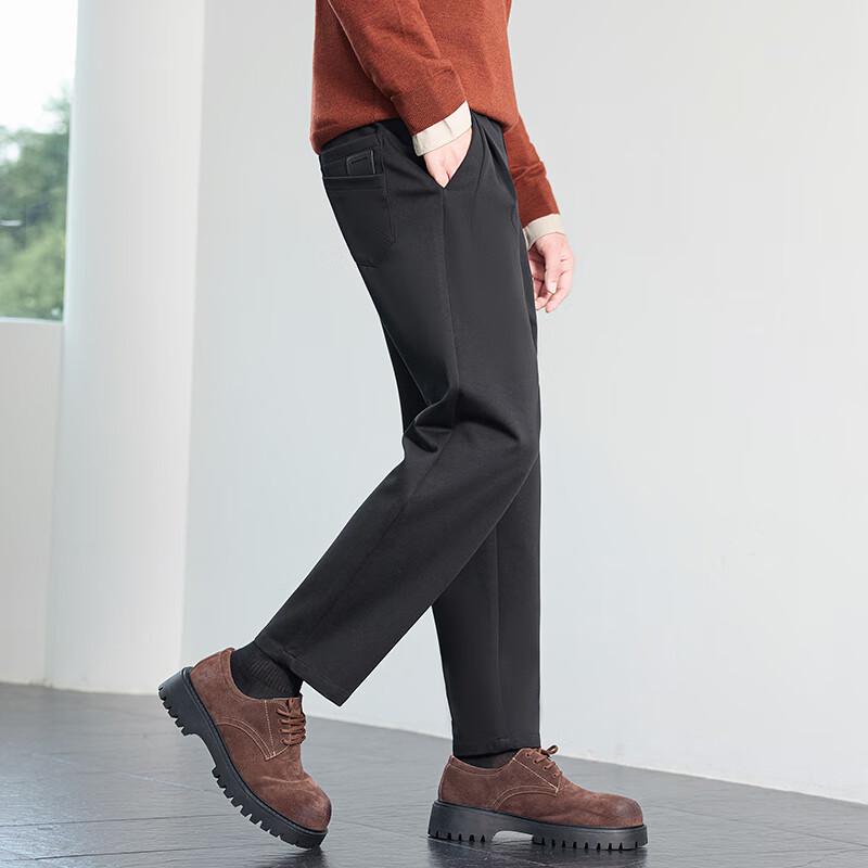 FIRS Men's Tencel Blend Casual Straight-Leg Pants